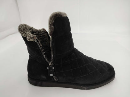 CHANEL Boa Coco Mark Black Other Shoes