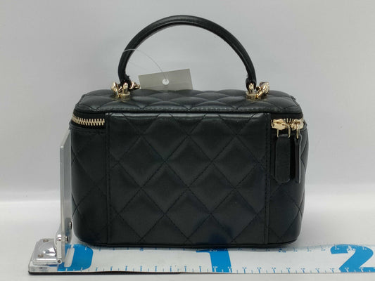 CHANEL Lambskin Vanity Mini Top Handle 2-Way Shoulder Bag
