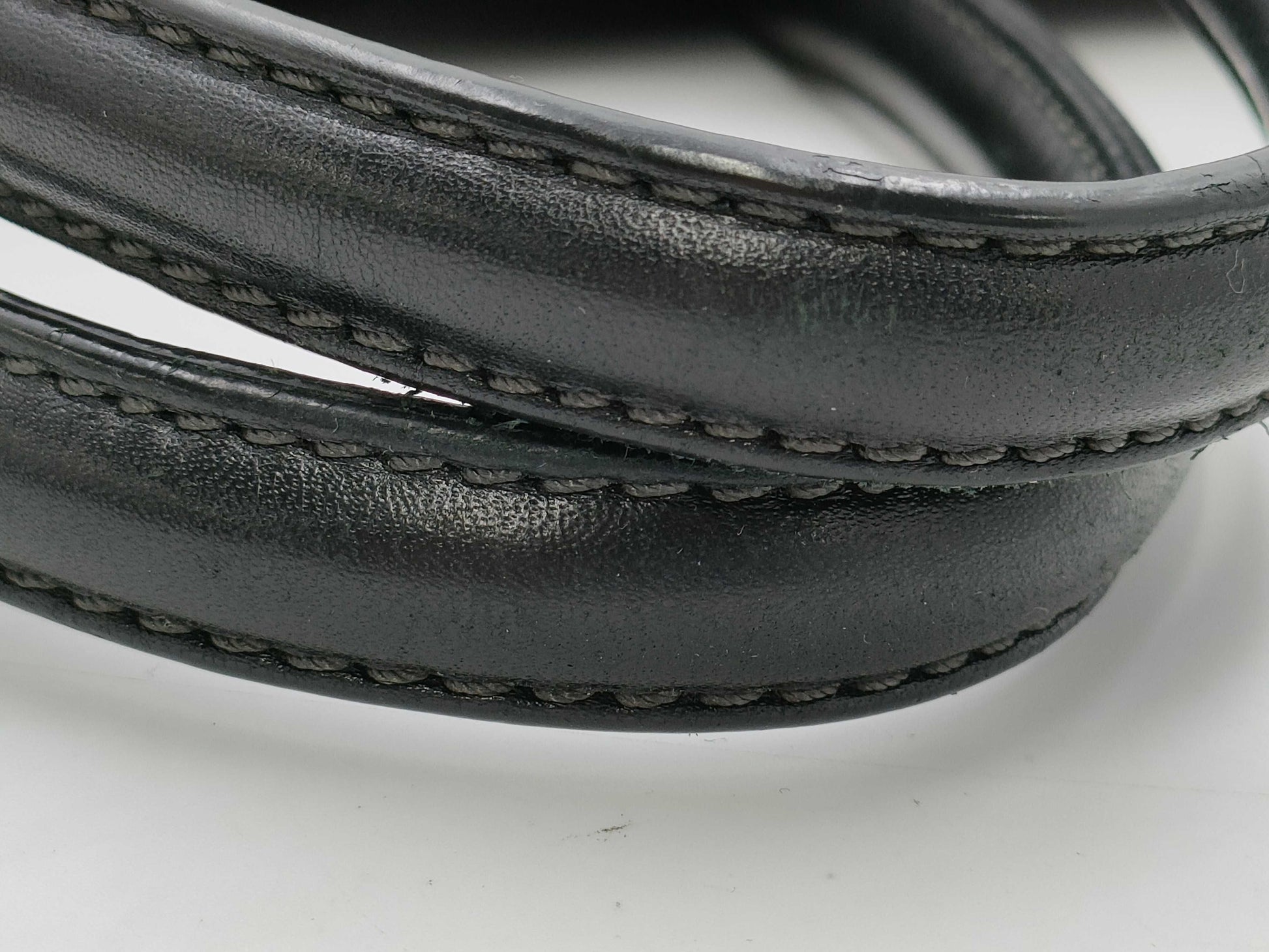 TOD'S Leather / 2-Way Bag / with ST / Black / Condition Considered Tote Bag