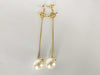 Dior Gold-Colored Faux Pearl Earrings