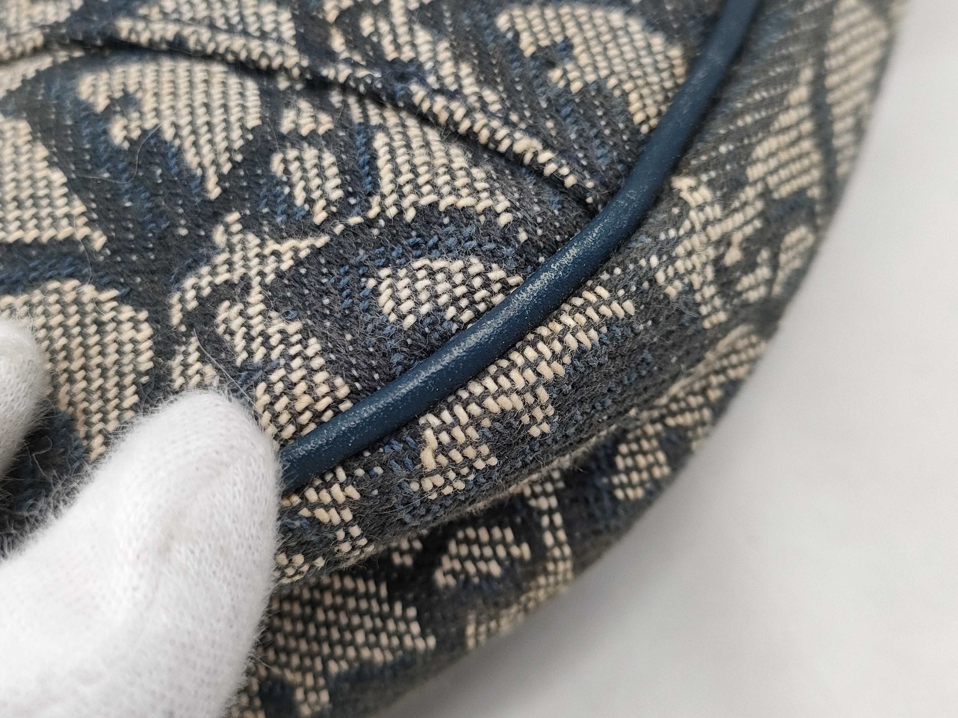 Dior Trotter Saddle One-Shoulder Handbag