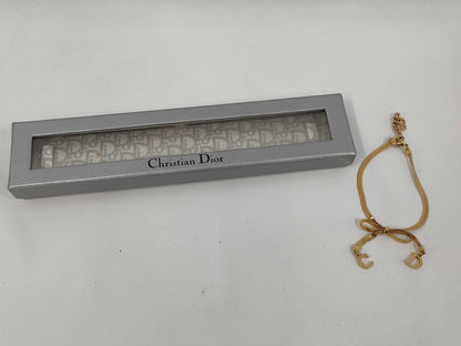 Dior GD Logo Ribbon Necklace Necklace