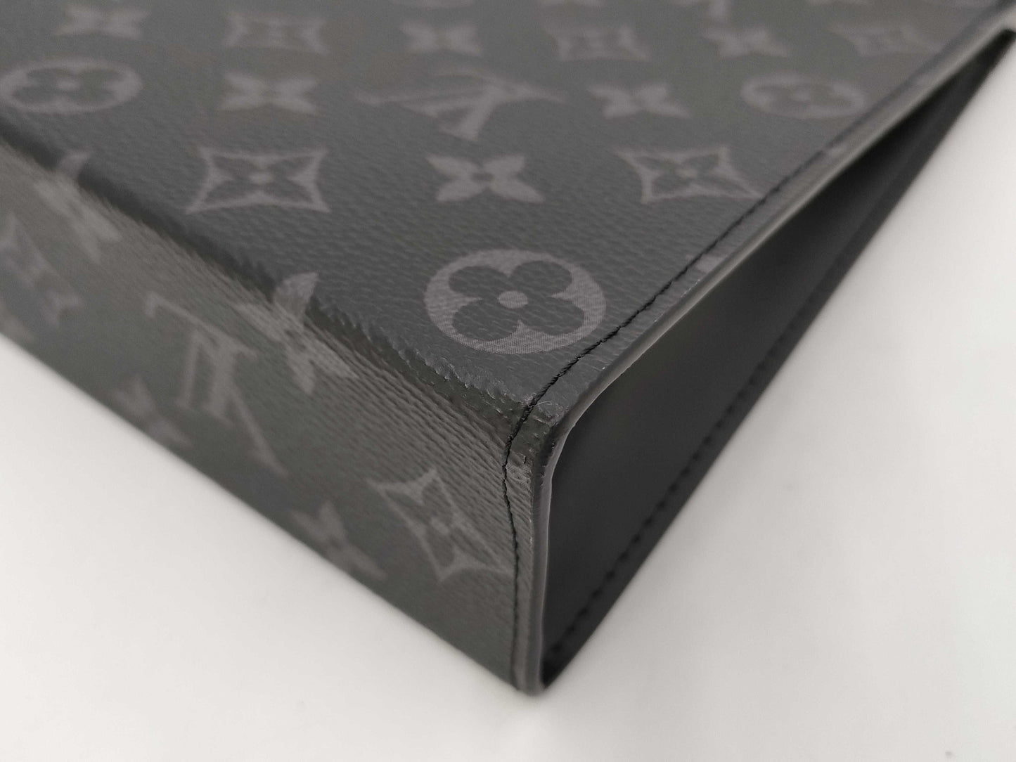 LOUIS VUITTON M61692 Monogram Eclipse Pochette Voyage MM Clutch Bag