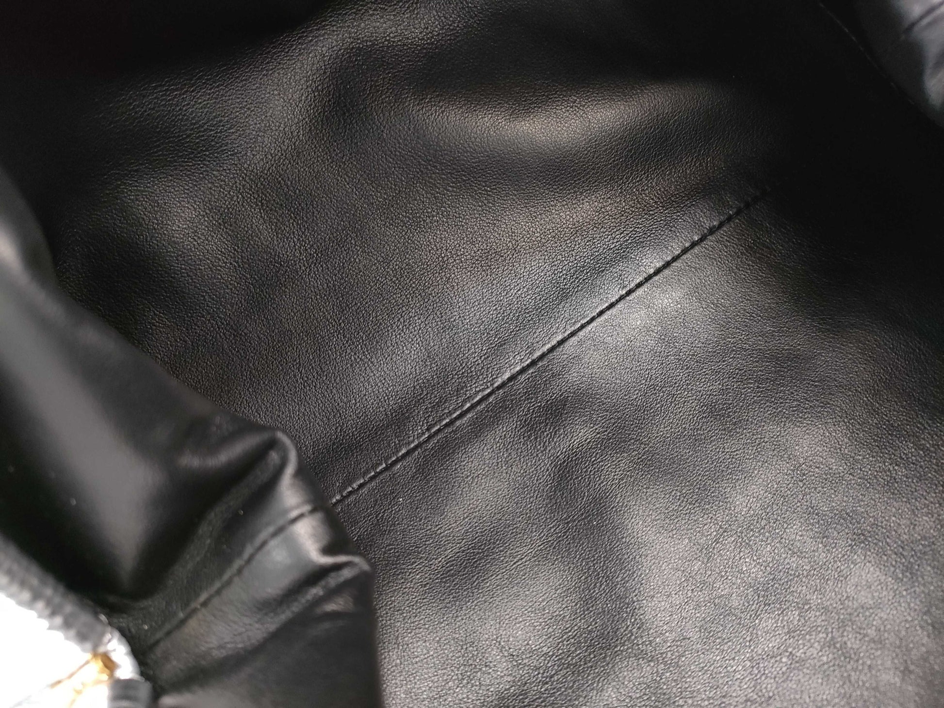 BOTTEGA VENETA Large Silver Pouch