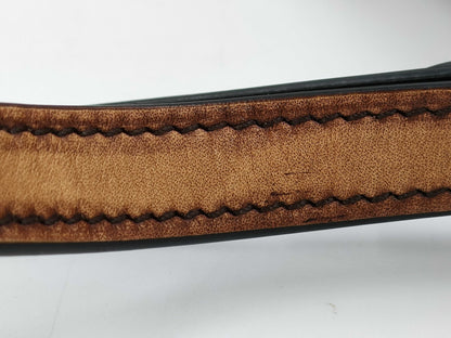  Berluti Rosewood Scritto Leather Pouch Bag