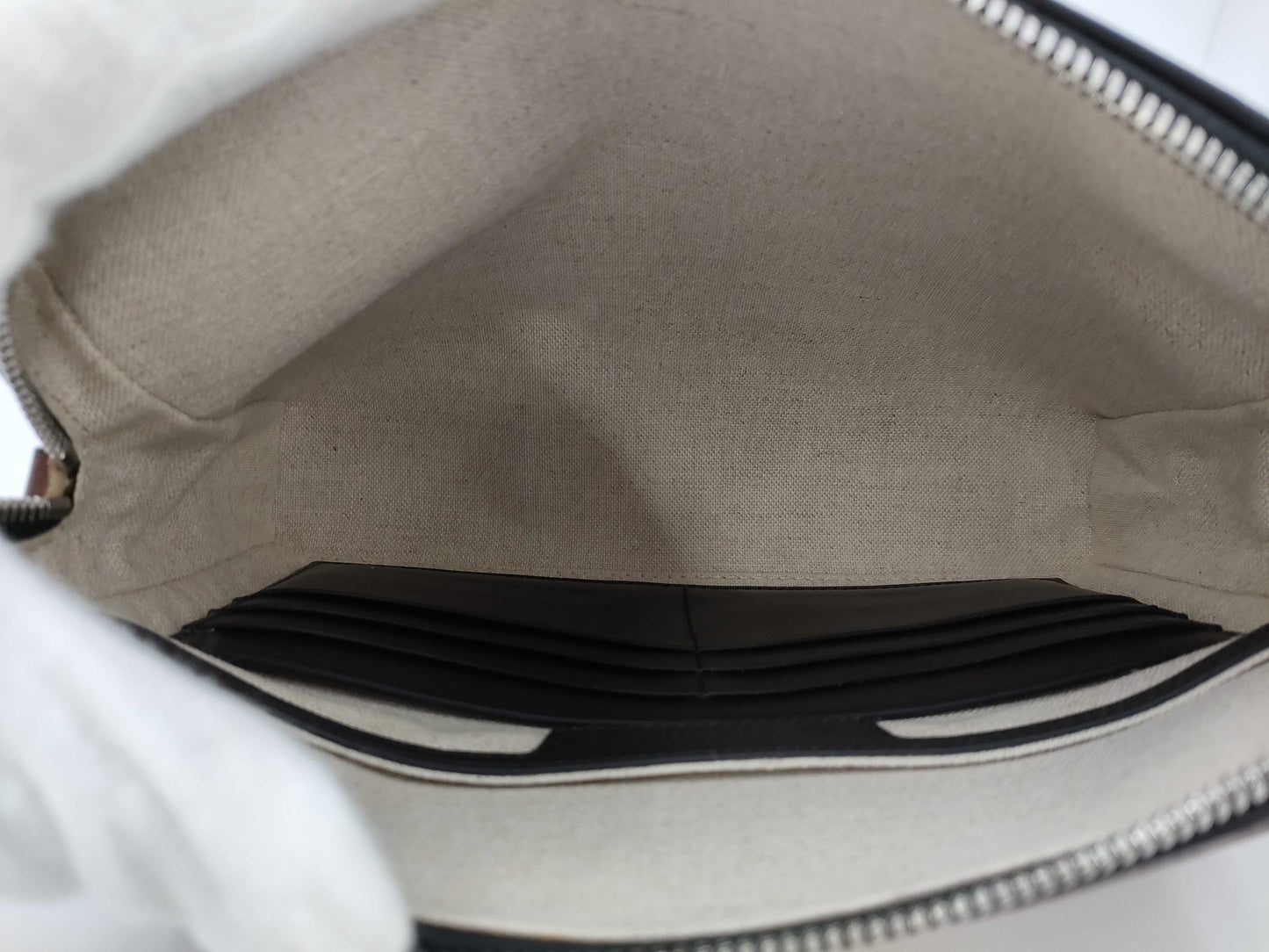  Berluti Rosewood Scritto Leather Pouch Bag