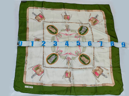 (10462_0193) CELINE Horse Scarf Scarf