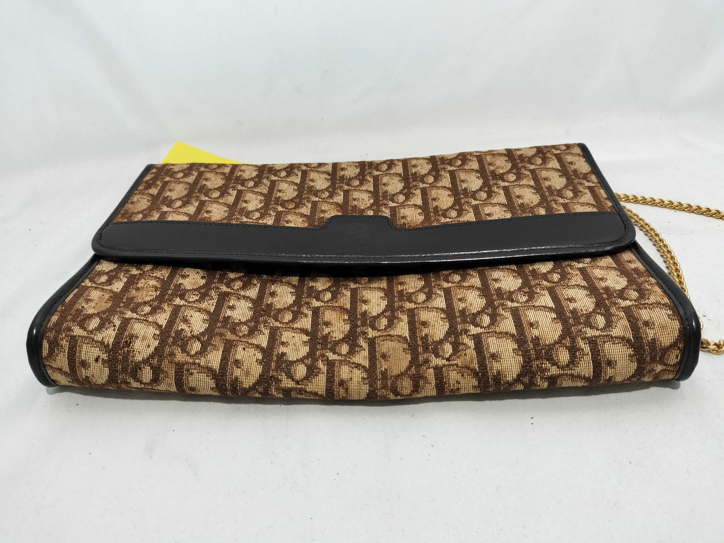 (10460_0348) Dior Trotter Old Shoulder Bag Gold Chain Shoulder Bag