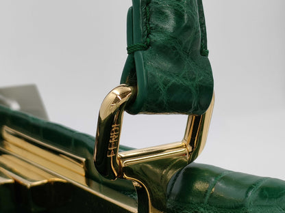 FENDI Exotic Leather Croco Matte 2-Way Bag