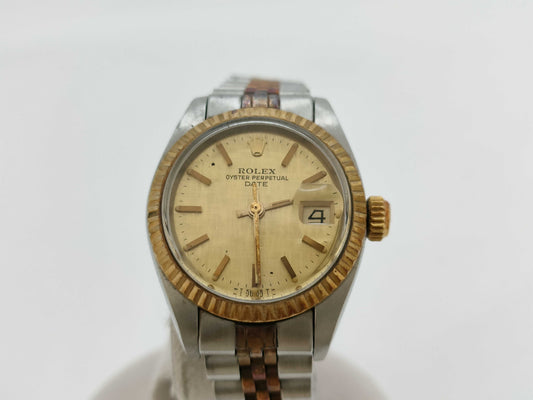ROLEX 6917 6649584 Mosaic Dial Women's Watch