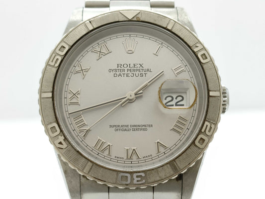 ROLEX 16264 F153987 Silver Roman Men's Watch