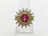 R2.56ct D1.70/0.20ct K18 11.7g Ring 