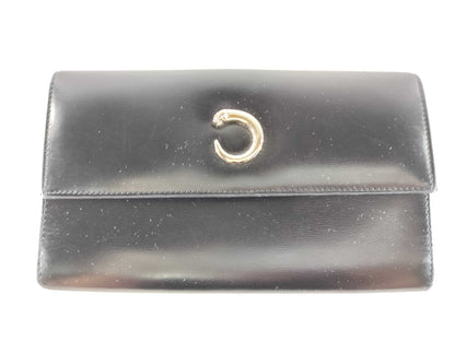 (10461_0075) Cartier Panther Tri-Fold Wallet Wallet