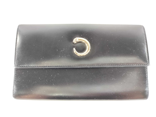 (10461_0075) Cartier Panther Tri-Fold Wallet Wallet