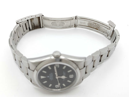 ROLEX 114270 Z629588 Black Dial Men's Watch