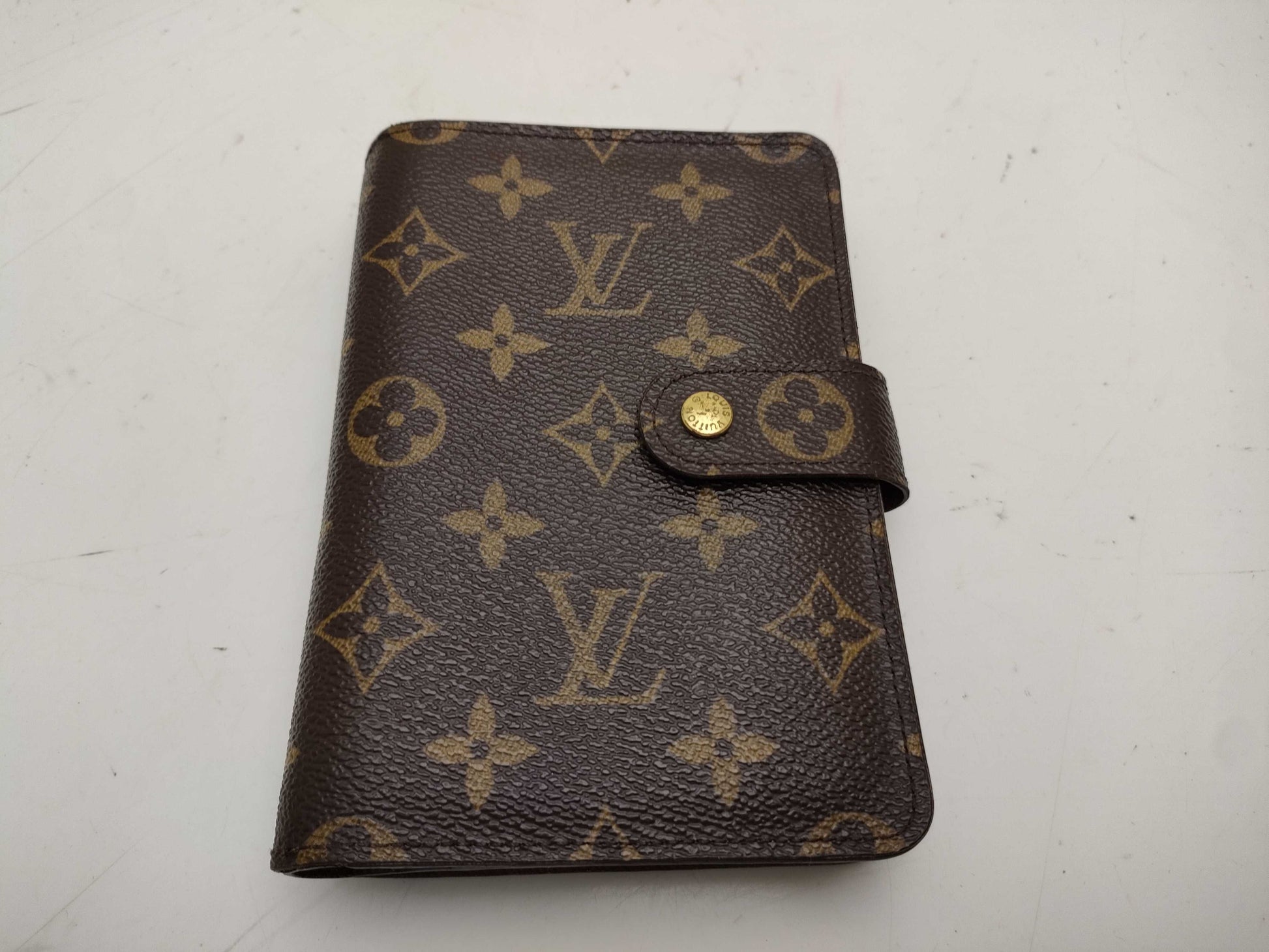 LOUIS VUITTON Monogram M61207 Porto Papier Zip Wallet