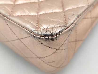 CHANEL Lambskin Matelasse Double Flap Shoulder Bag, 2008 Tokyo Limited Edition, Karl Lagerfeld Signed
