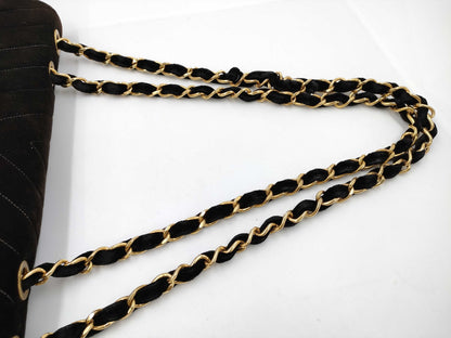 CHANEL Chevron Chain Shoulder Bag