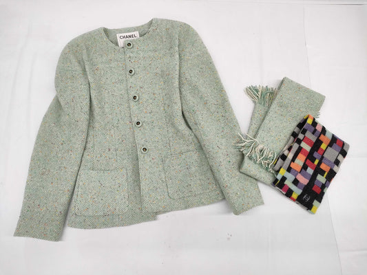 CHANEL Tweed Jacket Size 36 Jacket
