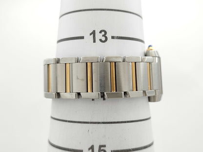Cartier Tank Française SM W51027Q4 2384800592UF Pink Shell Dial Quartz Women's Watch