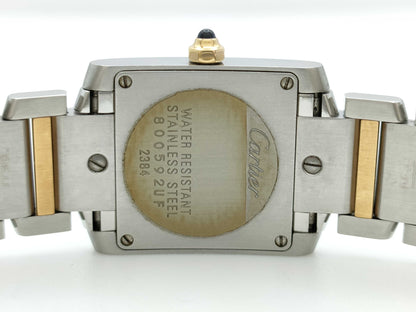 Cartier Tank Française SM W51027Q4 2384800592UF Pink Shell Dial Quartz Women's Watch