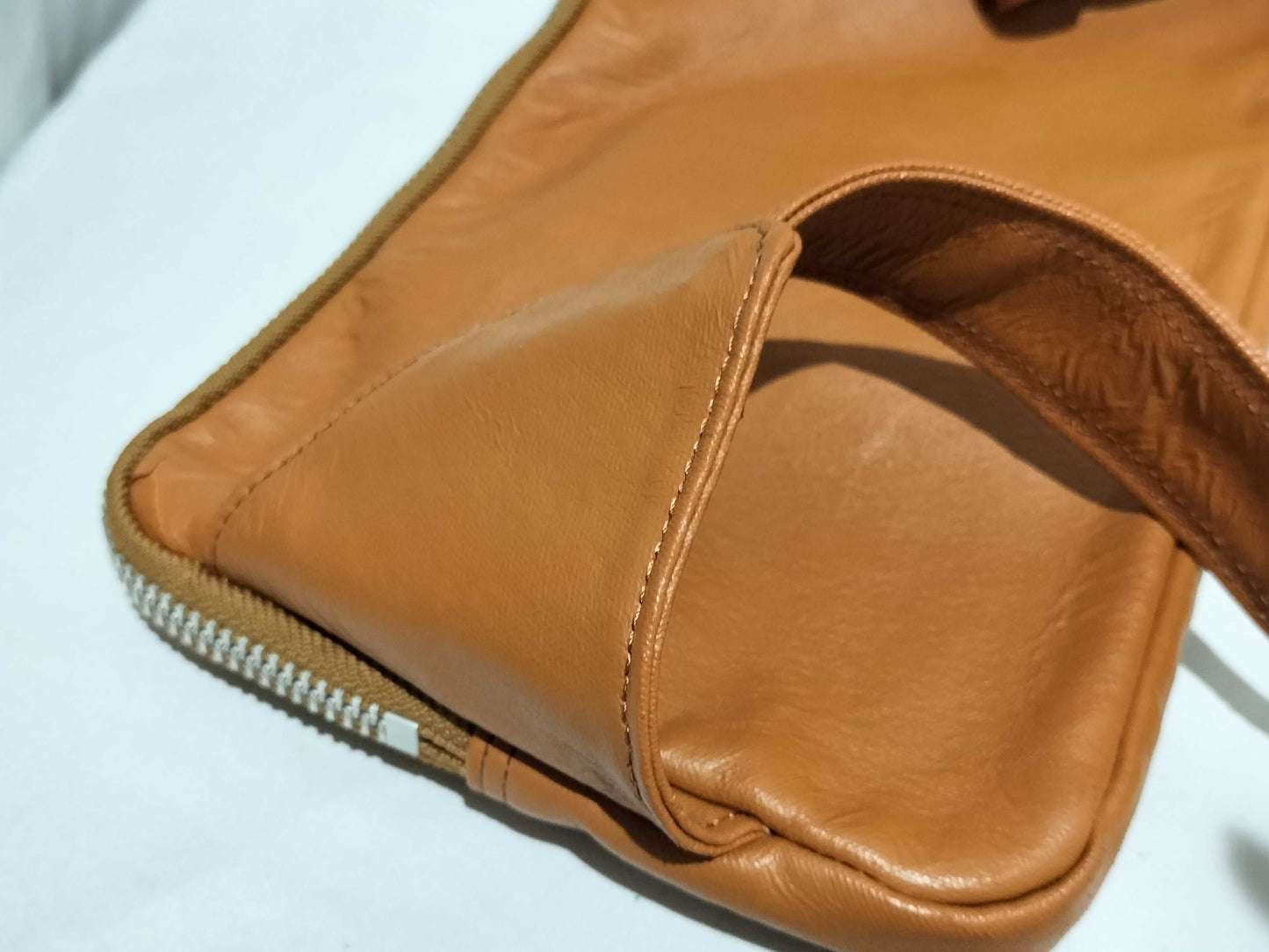 (10460_0303) PORTER Leather Waist Pouch Waist Bag