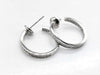 Cartier Hoop Diamond WG 750 9.2g Earrings 