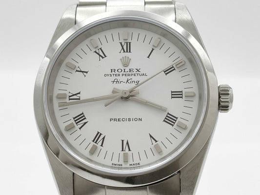 ROLEX Air-King 14000 A813476 White Dial Men's Watch