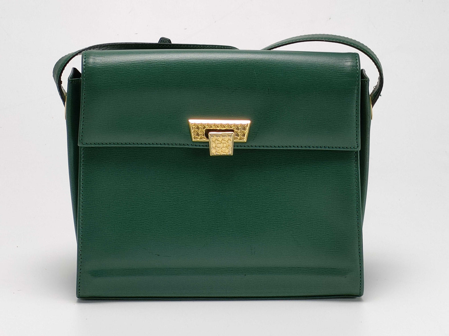 Dior Leather Shoulder Bag Green
