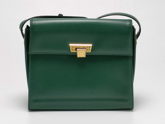 Dior Leather Shoulder Bag Green