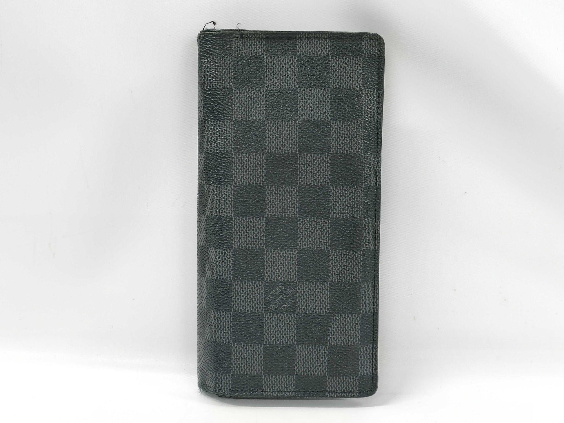 LOUIS VUITTON Damier Graphite N62665 Portefeuille Brazza Wallet