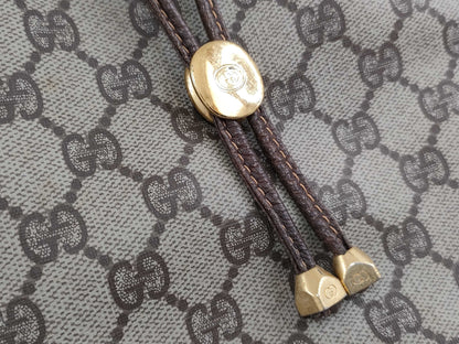 GUCCI GG Supreme Drawstring Shoulder Bag