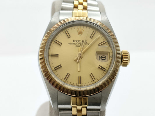 ROLEX 6917 8337020 Champagne Dial Women's Watch