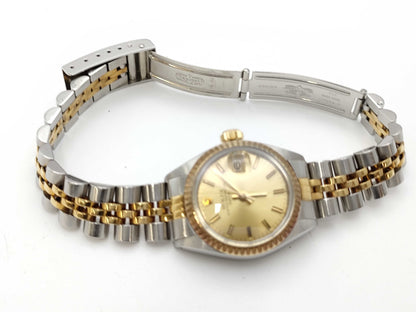 ROLEX 6917 8337020 Champagne Dial Women's Watch