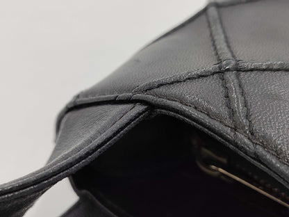 CHANEL Bicolor Lambskin Shoulder Bag with Warranty