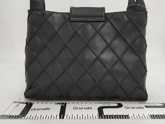 CHANEL Bicolor Lambskin Shoulder Bag with Warranty