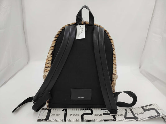 Yves Saint Laurent Fur Backpack