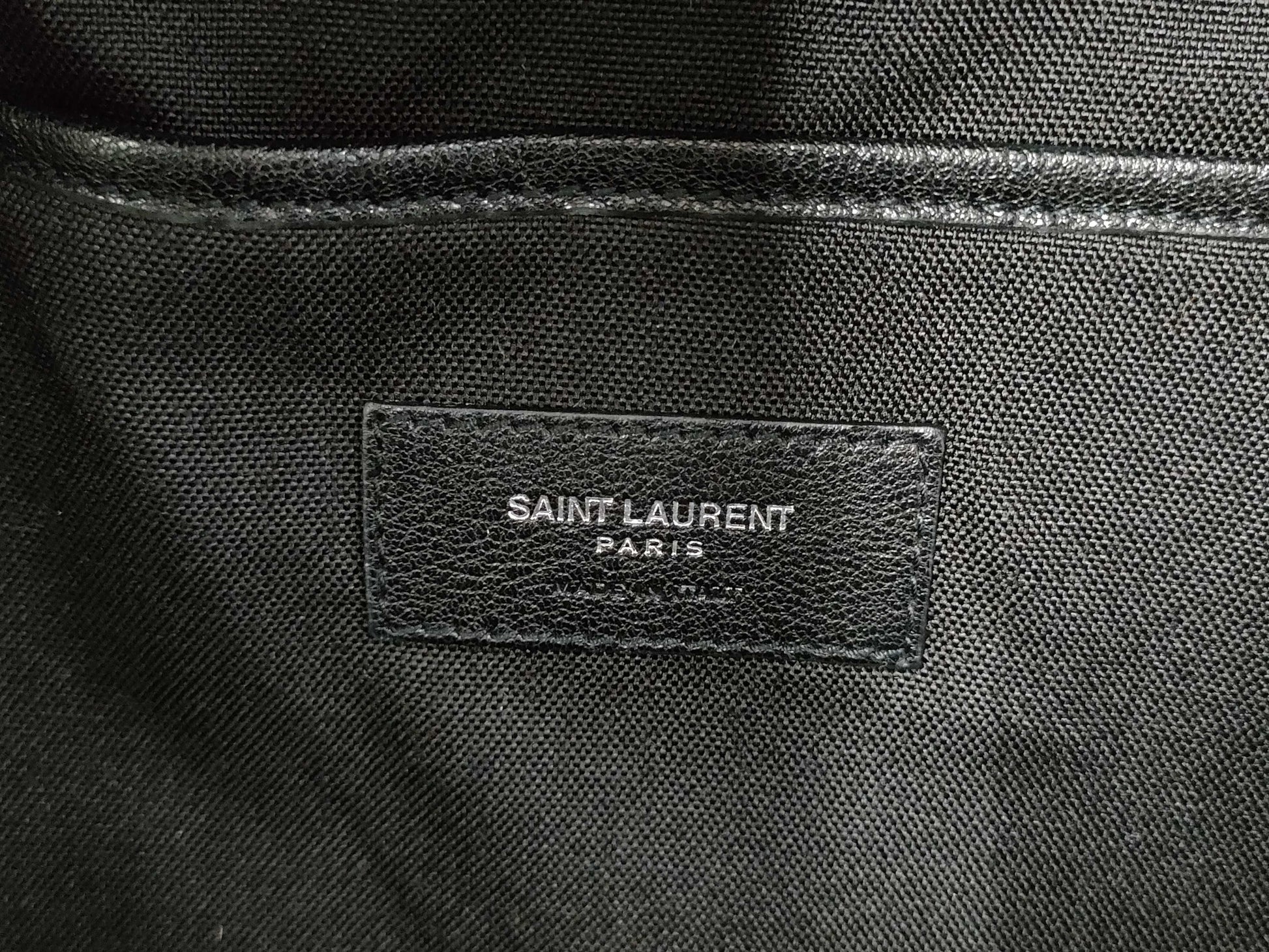 Yves Saint Laurent Fur Backpack