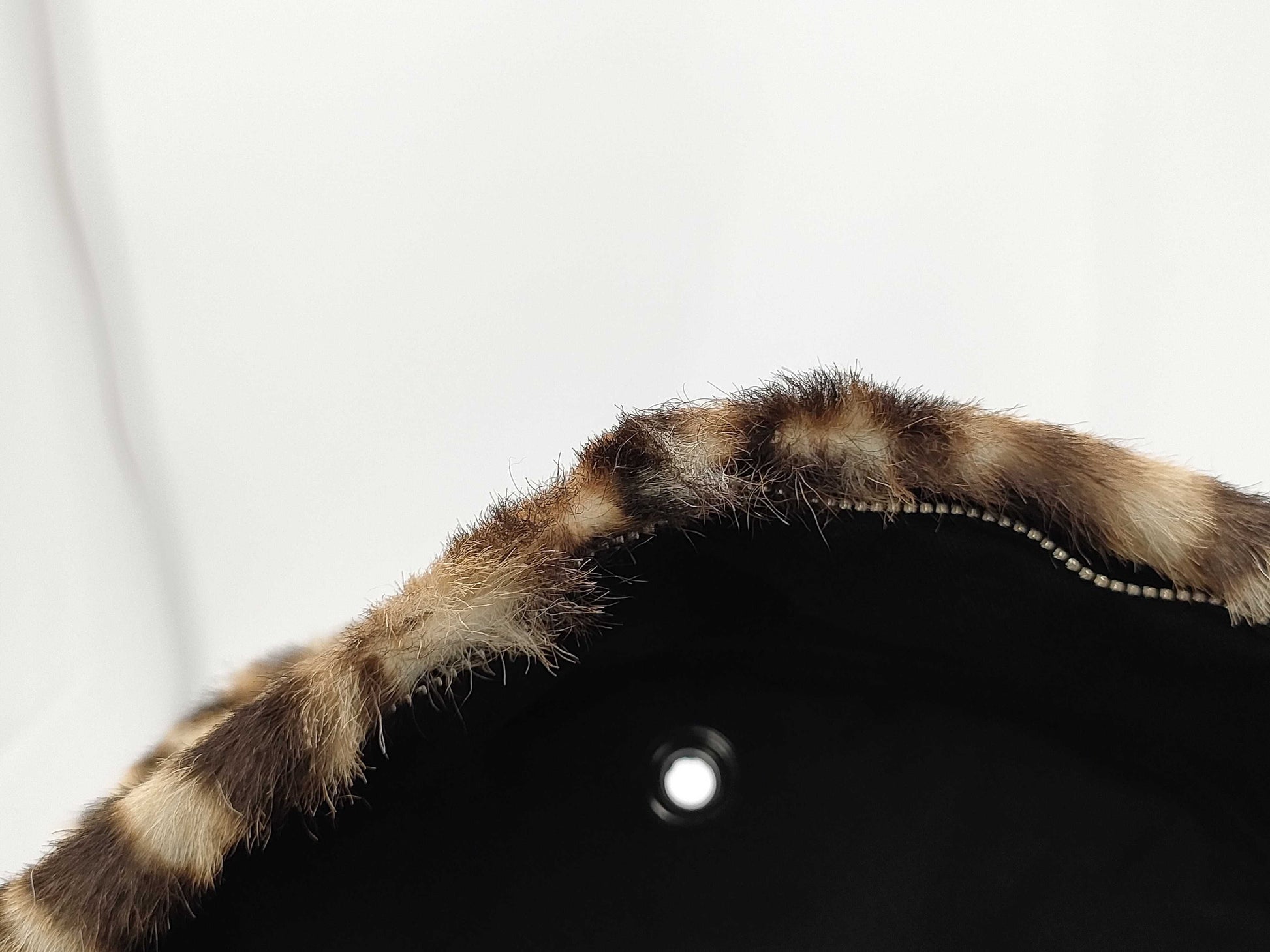 Yves Saint Laurent Fur Backpack