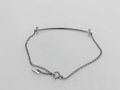 Tiffany & Co. T Smile Small Ruby WG Au750 2.9g Bracelet/Bangle 