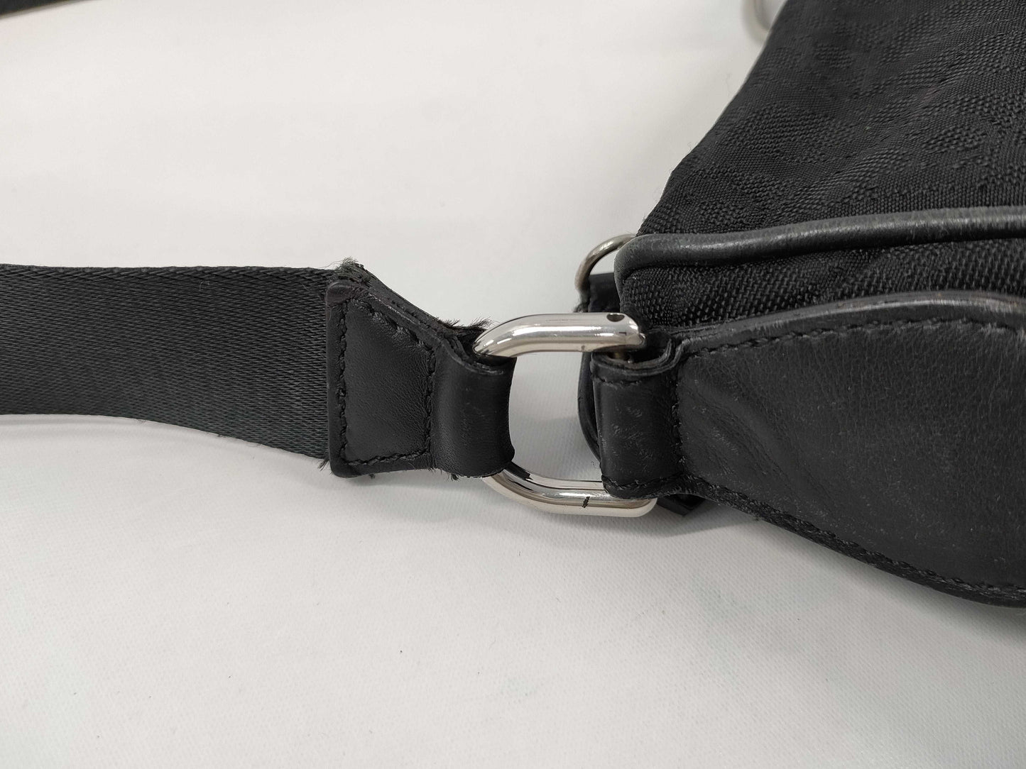Dior Trotter Black Canvas Shoulder Bag