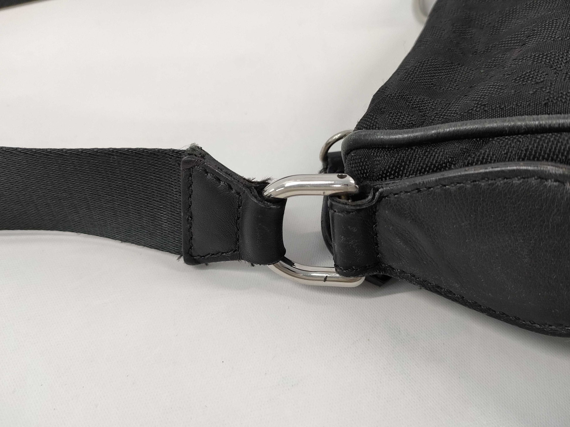 Dior Trotter Black Canvas Shoulder Bag