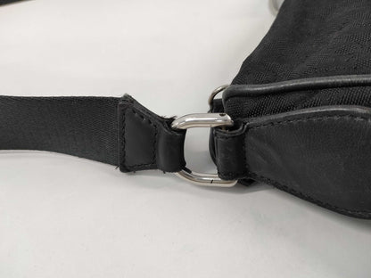 Dior Trotter Black Canvas Shoulder Bag