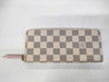 LOUIS VUITTON Damier Azur Portefeuille Clemence Rose Ballerine Wallet