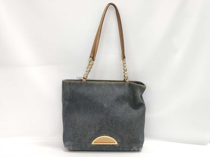 Dior Denim Maris Pearl Tote Bag Shoulder Bag