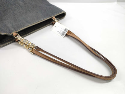 Dior Denim Maris Pearl Tote Bag Shoulder Bag