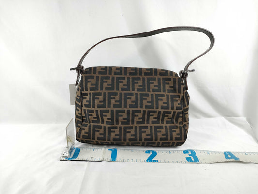 FENDI Zucca Mamma Bucket Handbag