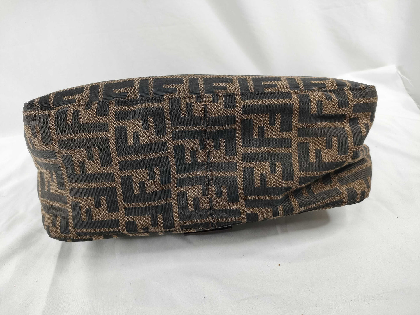 FENDI Zucca Mamma Bucket Handbag