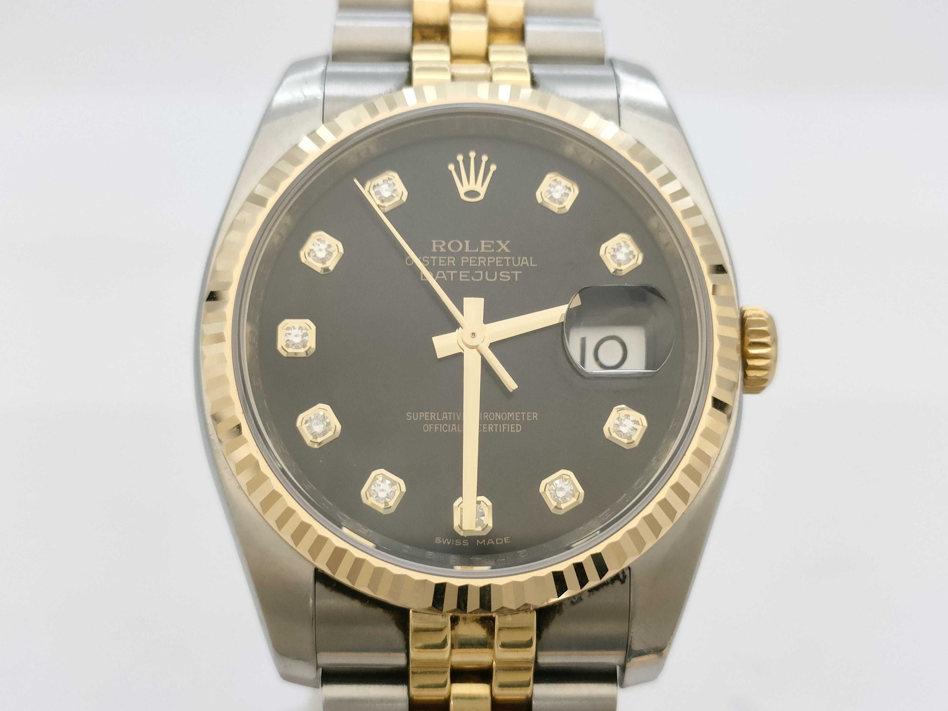 ROLEX 116233G V274990 Black Men's Watch