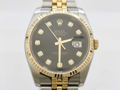 ROLEX 116233G V274990 Black Men's Watch
